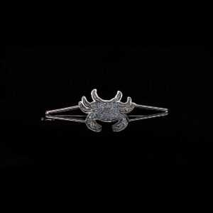 Broche Figura Osmio y Oro Blanco