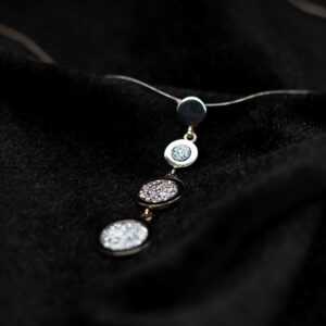 Gargantilla Diamantes Osmio y Oro Blanco